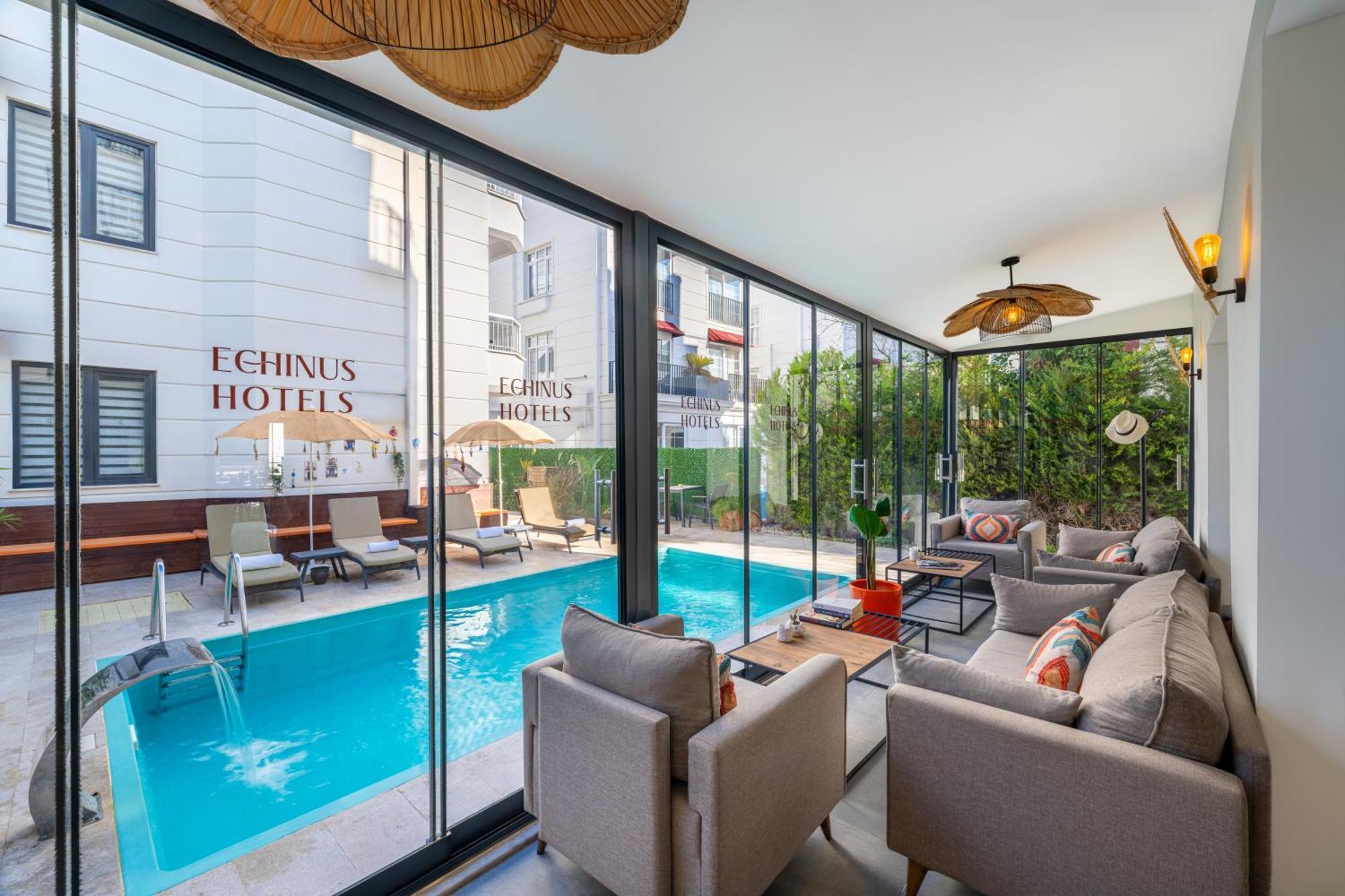 Echinus Lara Hotel Antalia Esterno foto
